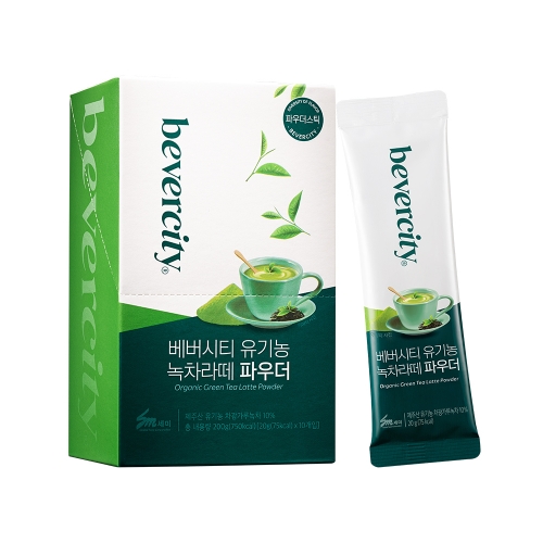 베버시티 유기농 녹차라떼 스틱 20g 10개입