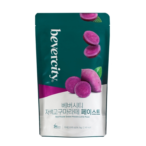 베버시티 자색고구마라떼 페이스트 1kg