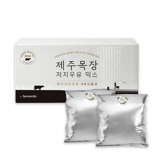 제주목장 저지우유 아이스크림 믹스 3kg 2개입